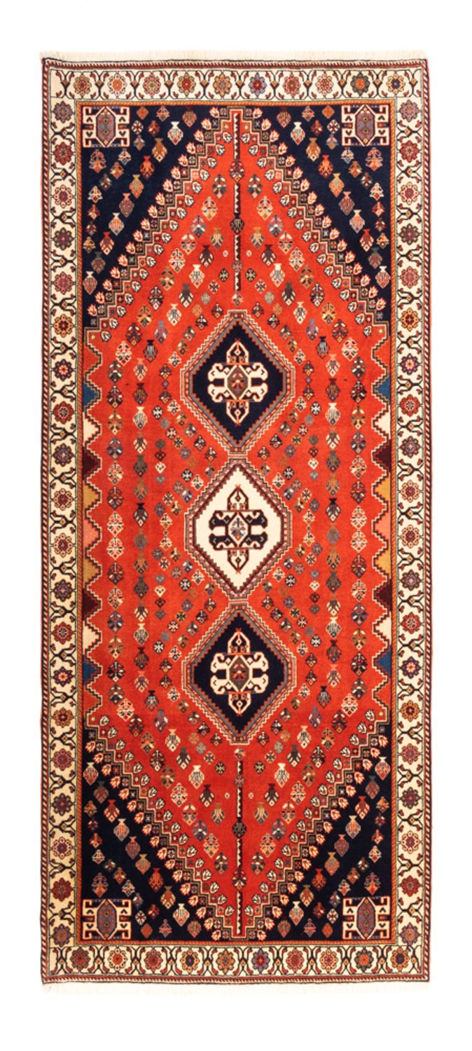 Loper Gabbeh Tapijt - Kashkuli Perzisch - 200 x 85 cm - rood