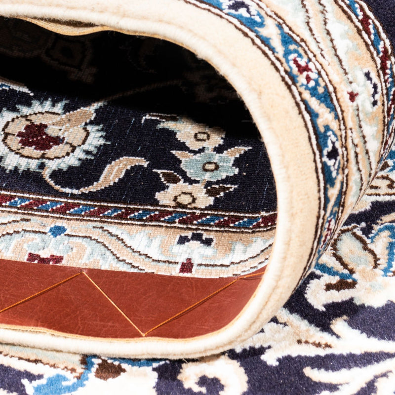 Loper Perzisch tapijt - Nain - 190 x 68 cm - donkerblauw