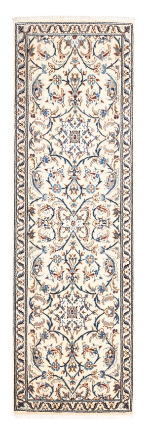 Loper Perzisch tapijt - Nain - 201 x 61 cm - crème