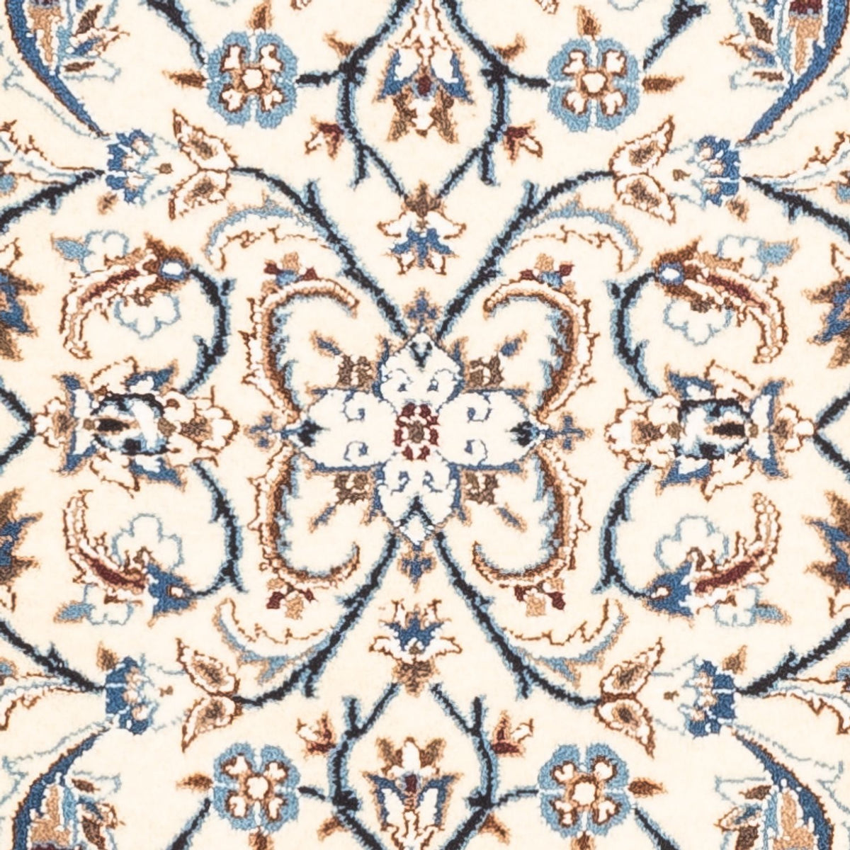 Loper Perzisch tapijt - Nain - 201 x 61 cm - crème