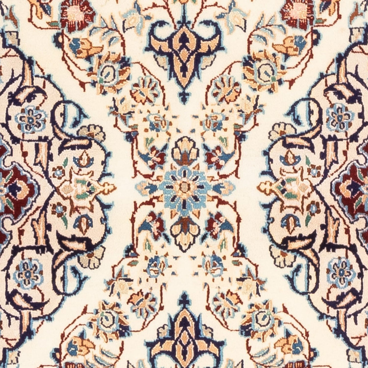 Loper Perzisch tapijt - Nain - Koninklijk - 212 x 60 cm - crème