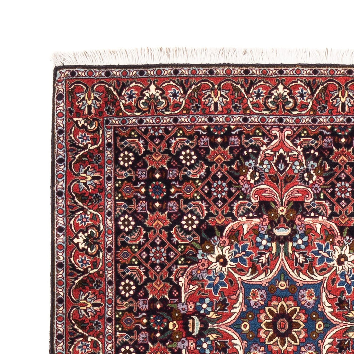 Loper Perzisch tapijt - Bijar - 200 x 76 cm - donkerblauw