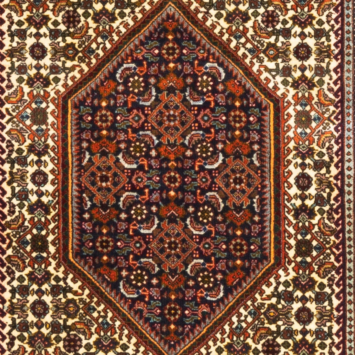 Loper Perzisch tapijt - Bijar - 218 x 75 cm - beige