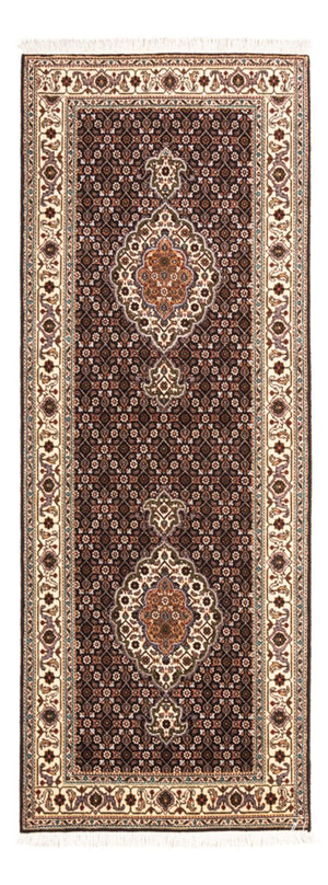 Loper Perzisch tapijt - Tabriz - Royal - 195 x 75 cm - donkerblauw