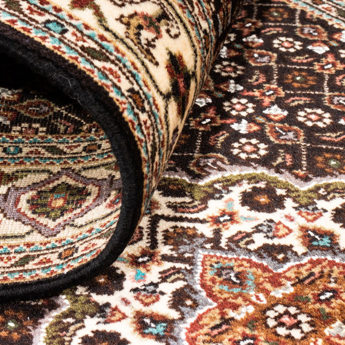 Loper Perzisch tapijt - Tabriz - Royal - 195 x 75 cm - donkerblauw