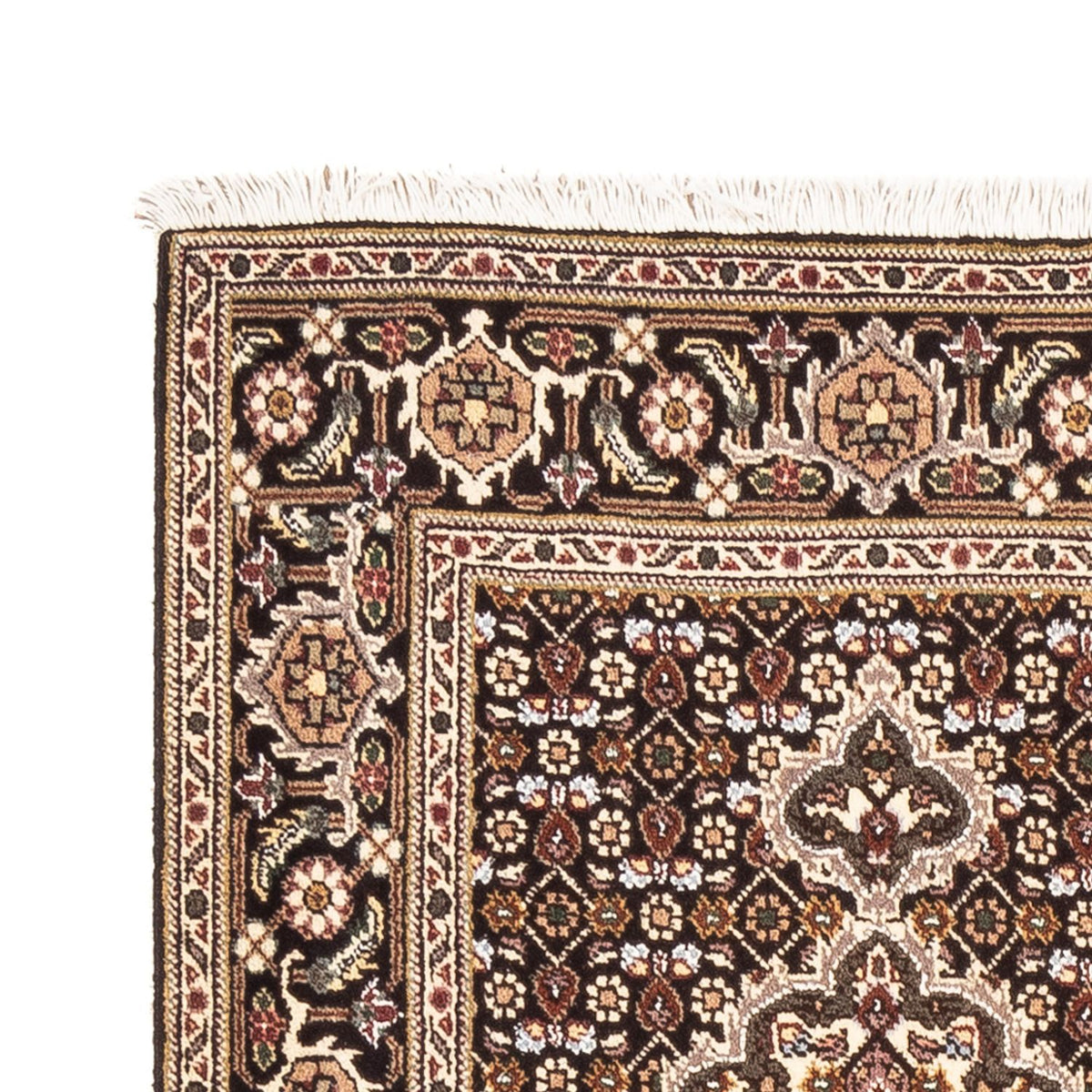 Loper Perzisch tapijt - Tabriz - Royal - 196 x 75 cm - donkerblauw