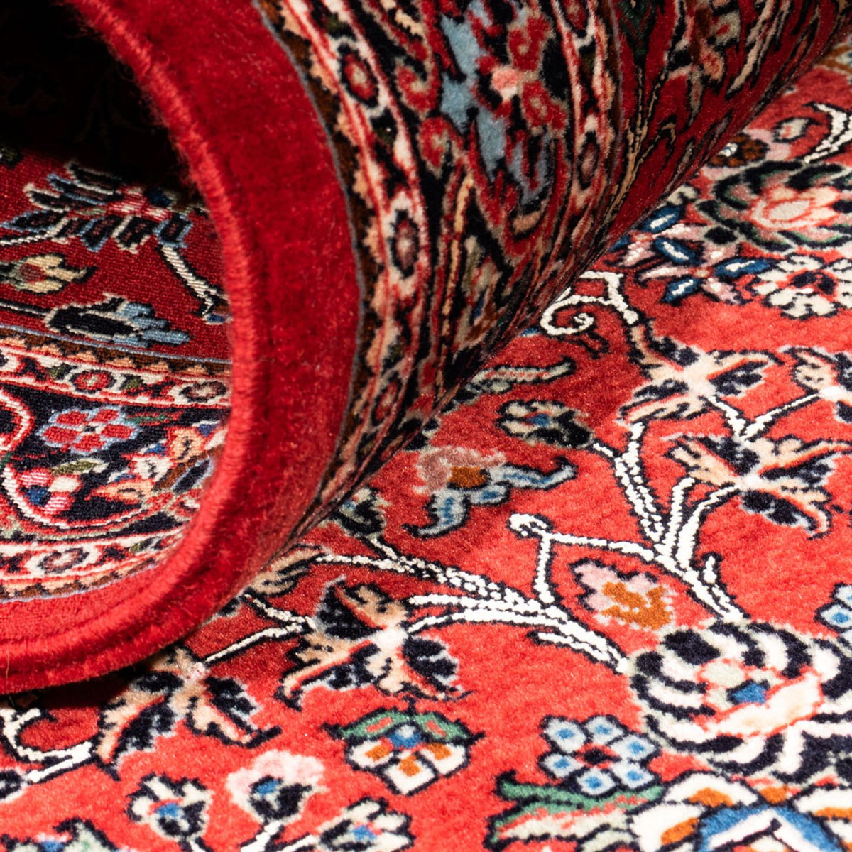 Loper Perzisch tapijt - Bijar - 204 x 84 cm - rood