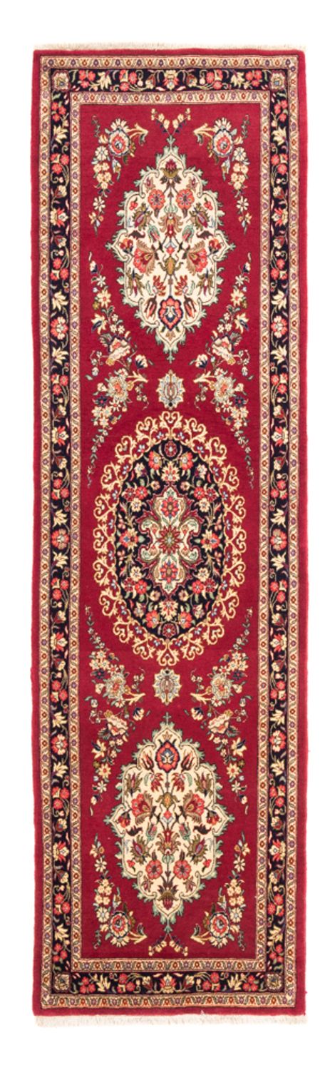 Loper Perzisch tapijt - Ghom - 215 x 65 cm - rood