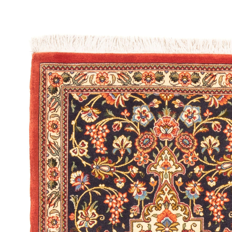 Loper Perzisch tapijt - Ghom - 203 x 65 cm - donkerblauw