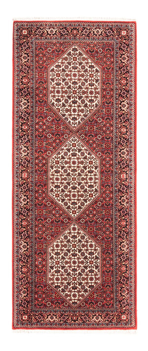 Loper Perzisch tapijt - Bijar - Koninklijk - 196 x 80 cm - rood