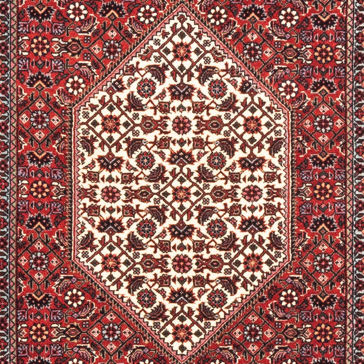 Loper Perzisch tapijt - Bijar - Koninklijk - 196 x 80 cm - rood