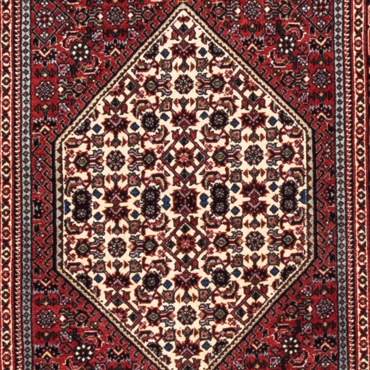 Loper Perzisch tapijt - Bijar - 240 x 65 cm - crème