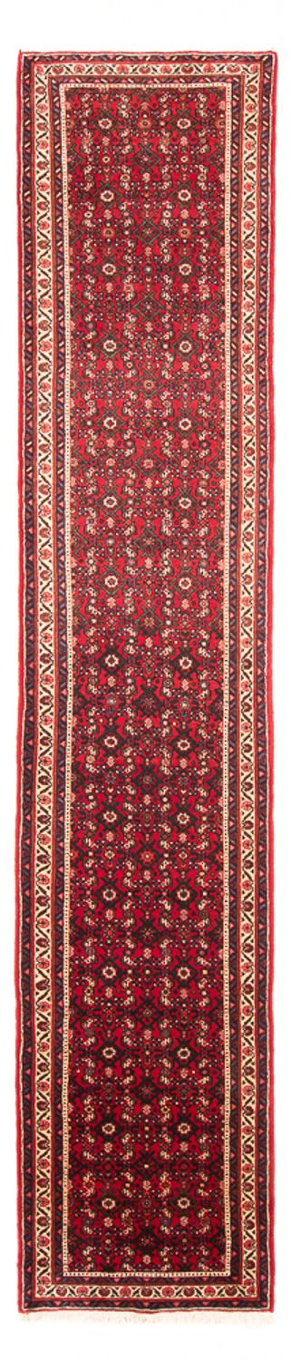 Loper Perzisch Tapijt - Nomadisch - 392 x 85 cm - donkerblauw