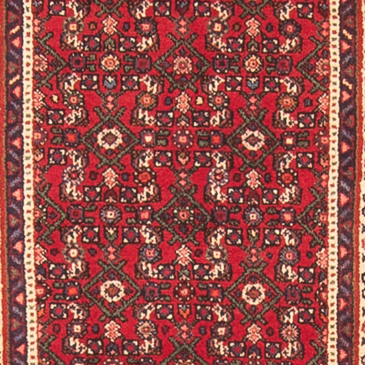 Loper Perzisch Tapijt - Nomadisch - 392 x 85 cm - donkerblauw