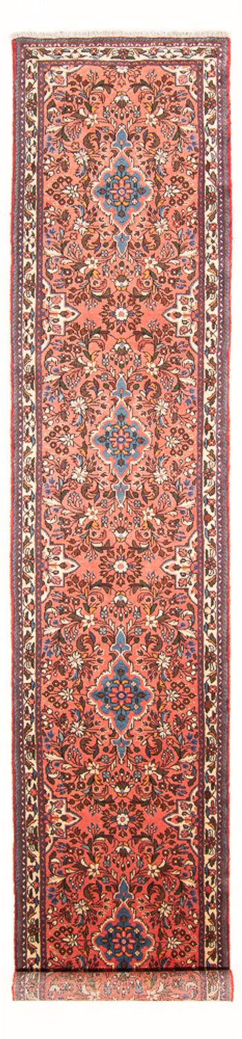Loper Perzisch Tapijt - Nomadisch - 385 x 77 cm - rood
