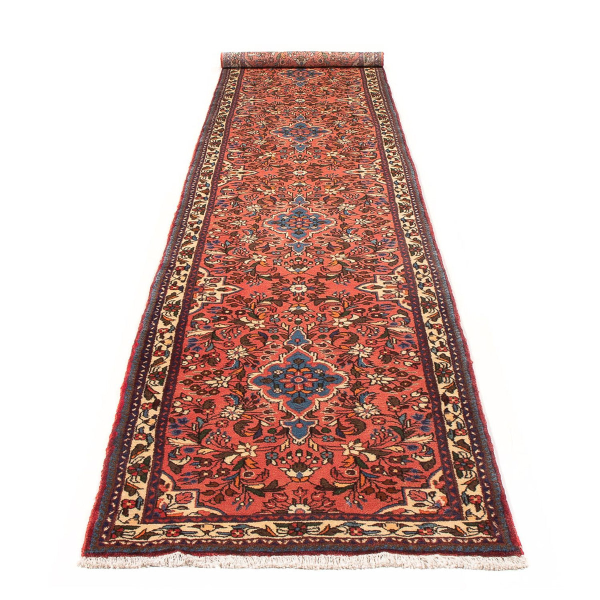 Loper Perzisch Tapijt - Nomadisch - 385 x 77 cm - rood