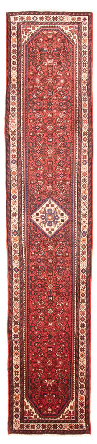 Loper Perzisch Tapijt - Nomadisch - 382 x 75 cm - rood