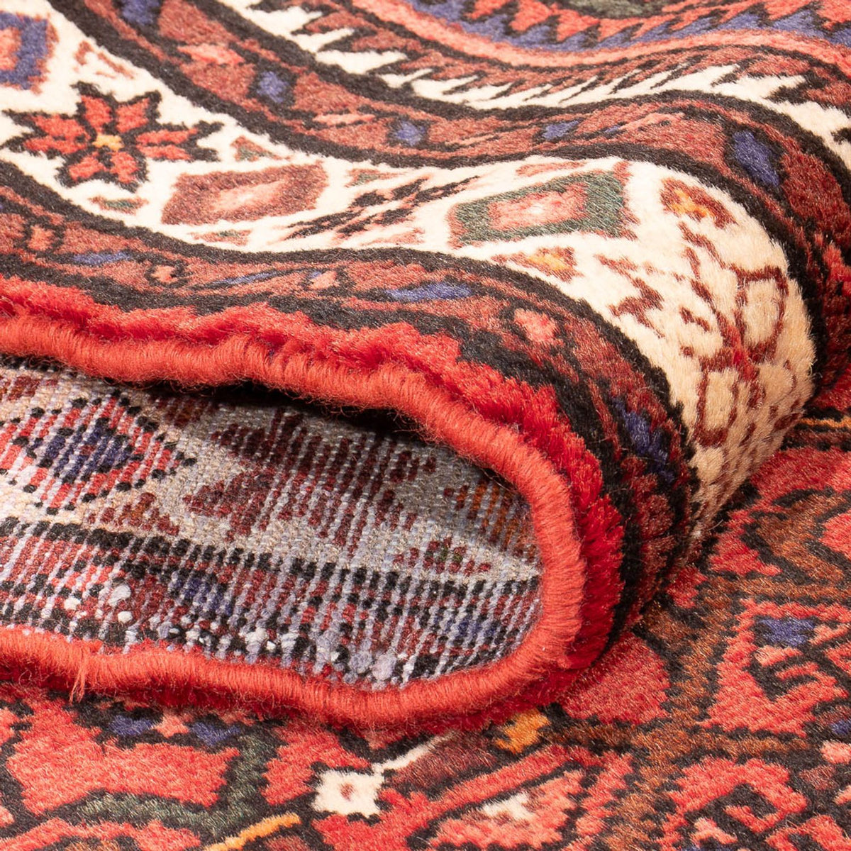 Loper Perzisch Tapijt - Nomadisch - 382 x 75 cm - rood