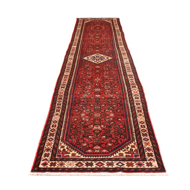 Loper Perzisch Tapijt - Nomadisch - 382 x 75 cm - rood