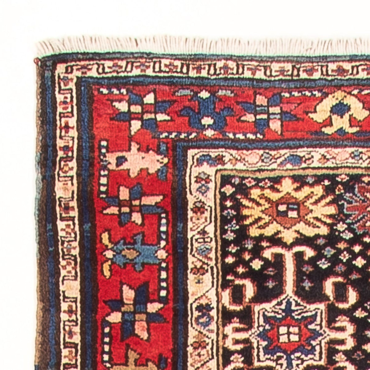 Loper Perzisch Tapijt - Nomadisch - 382 x 107 cm - donkerblauw