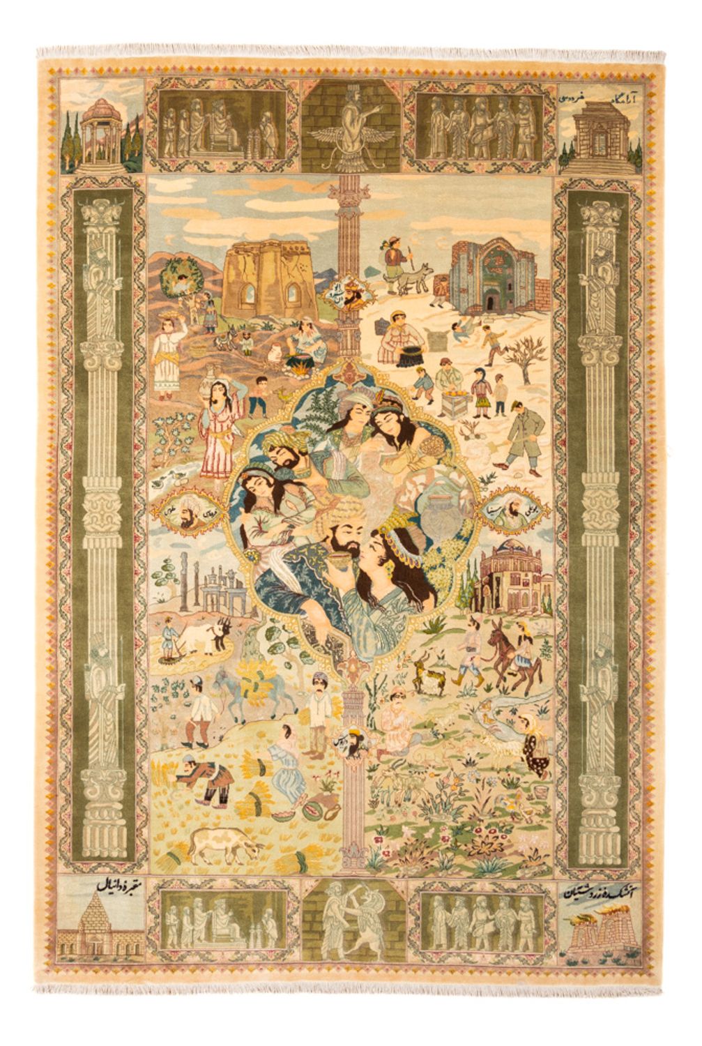 Perzisch tapijt - Tabriz - Royal - 263 x 175 cm - veelkleurig