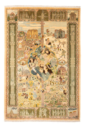 Perzisch tapijt - Tabriz - Royal - 263 x 175 cm - veelkleurig
