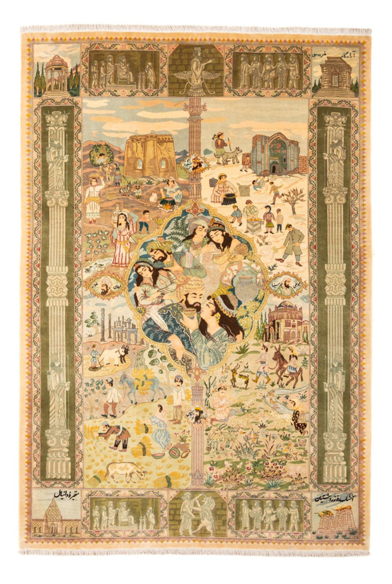 Perzisch tapijt - Tabriz - Royal - 263 x 175 cm - veelkleurig