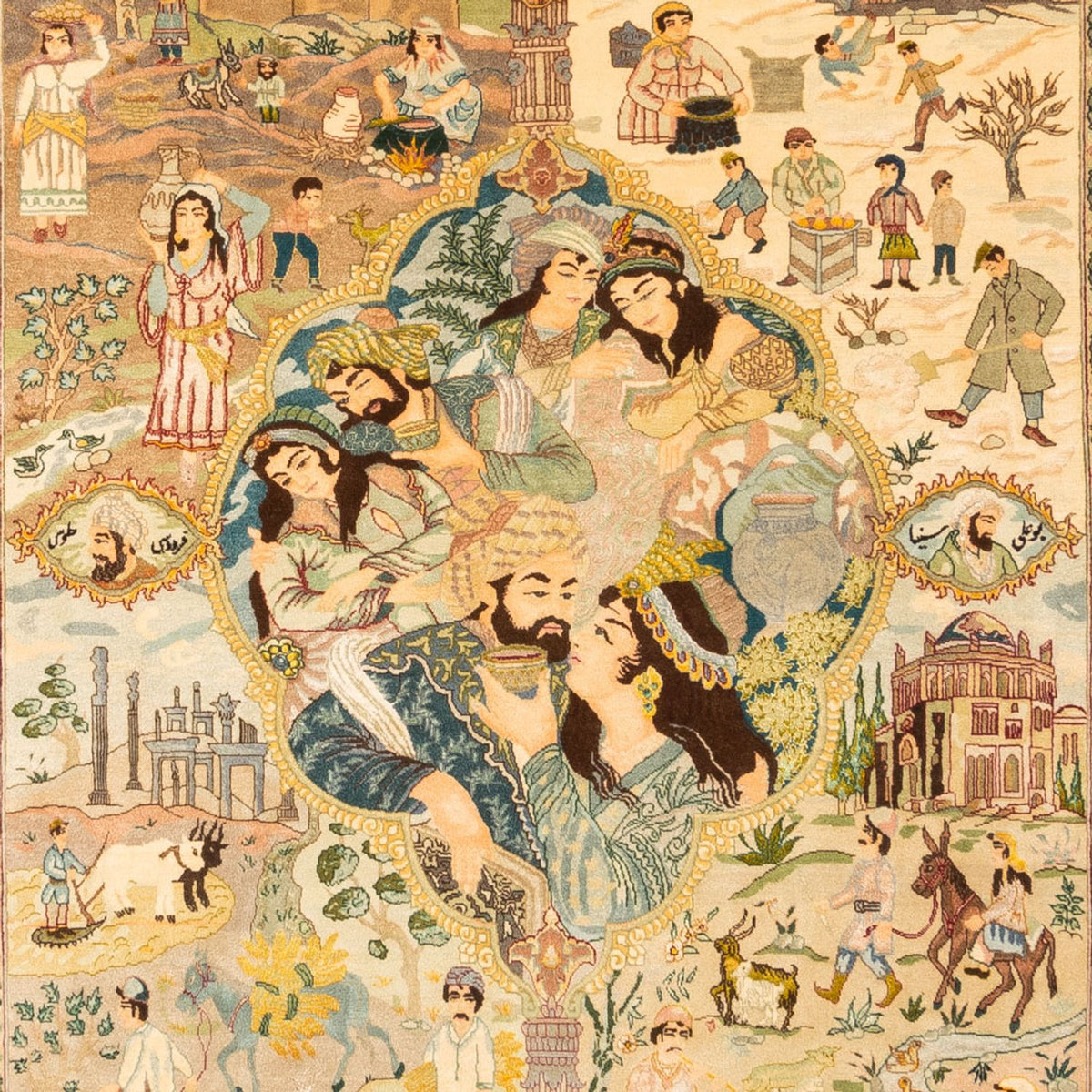 Perzisch tapijt - Tabriz - Royal - 263 x 175 cm - veelkleurig