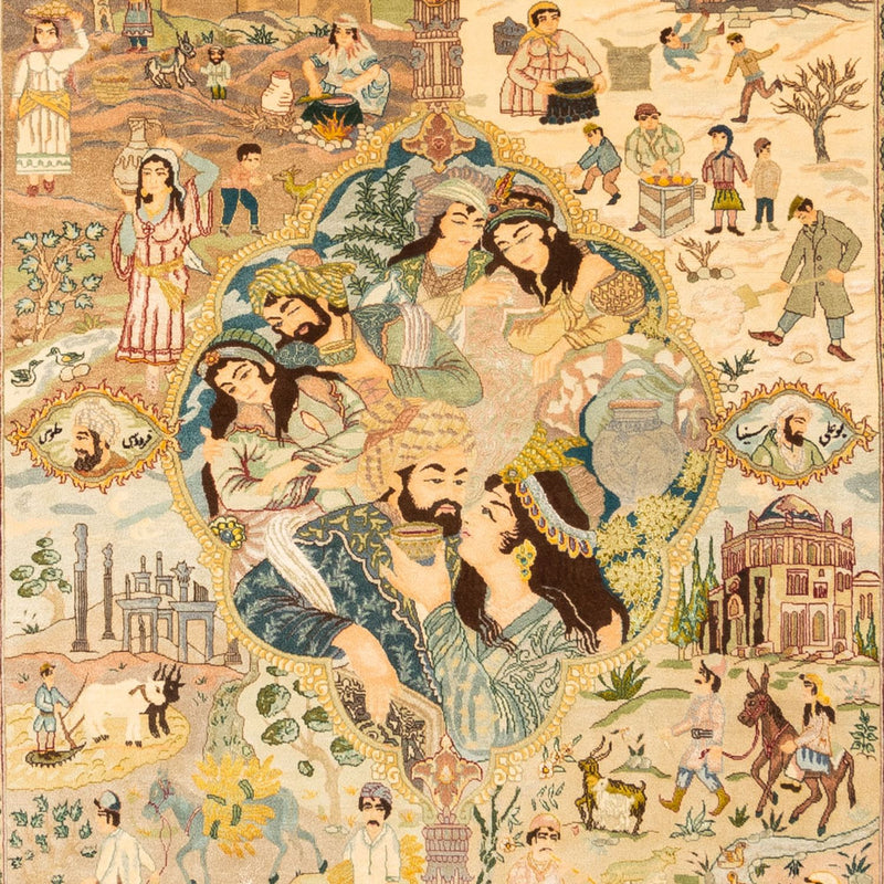 Perzisch tapijt - Tabriz - Royal - 263 x 175 cm - veelkleurig