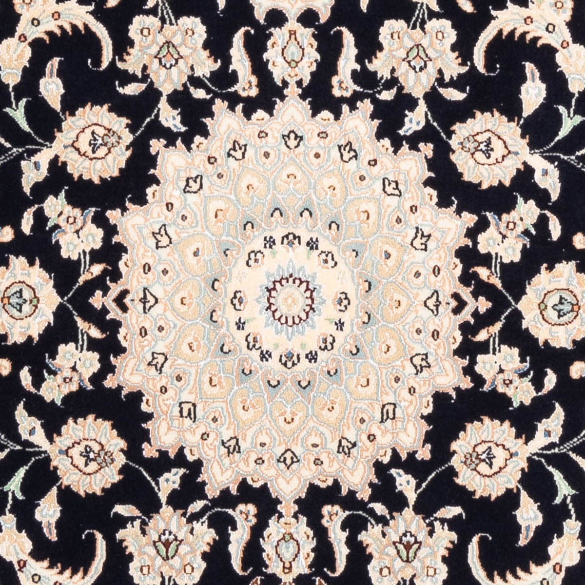 Perzisch tapijt - Nain - Premium - 159 x 105 cm - donkerblauw