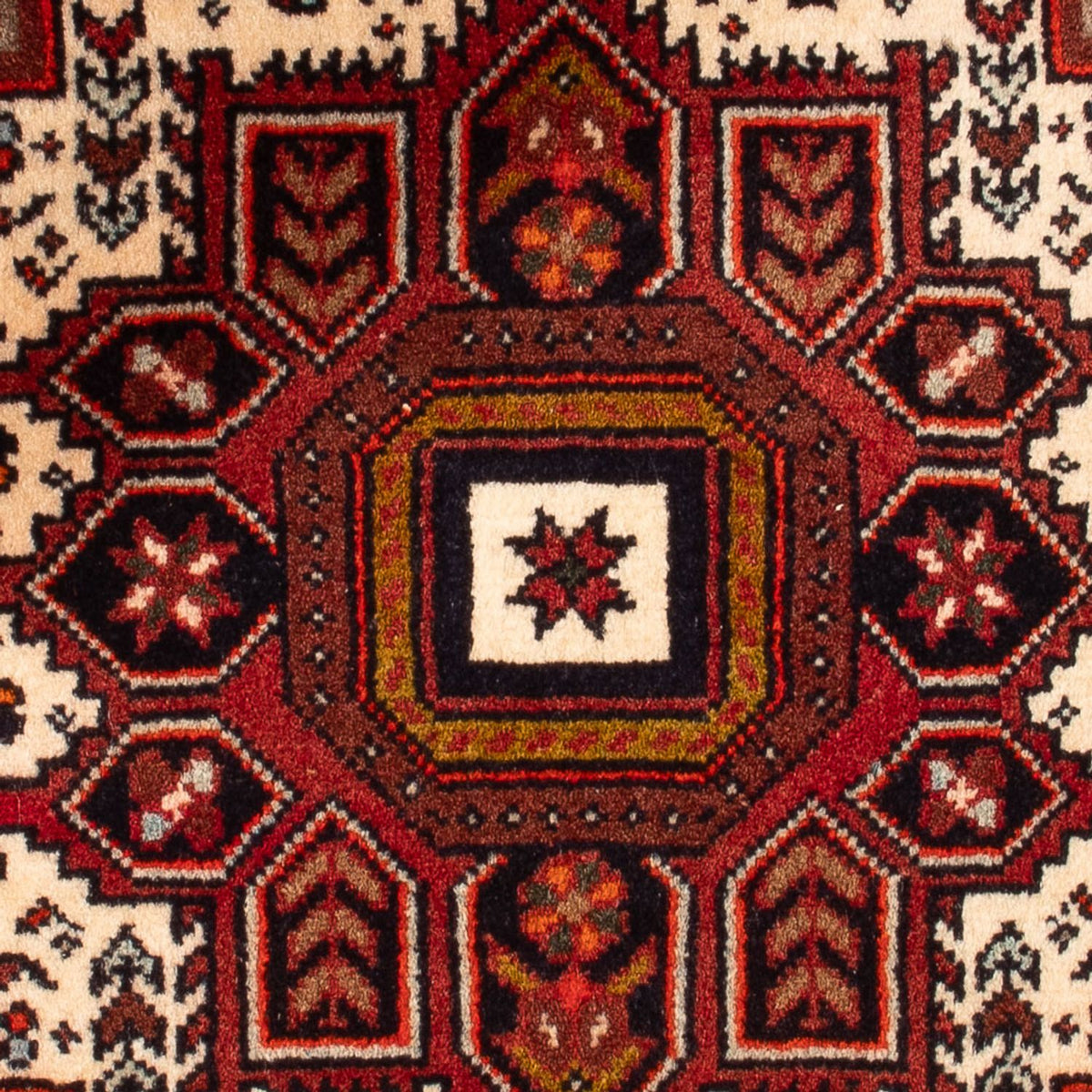 Perzisch Tapijt - Nomadisch - 86 x 55 cm - crème