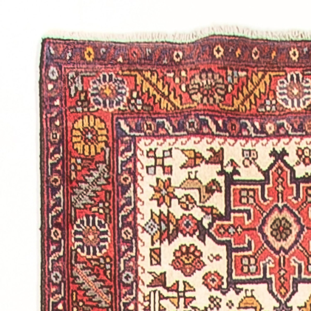 Loper Perzisch Tapijt - Nomadisch - 388 x 77 cm - beige