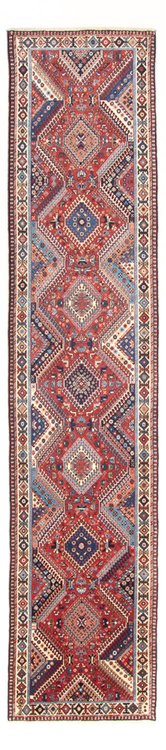 Loper Perzisch Tapijt - Nomadisch - 387 x 80 cm - rood