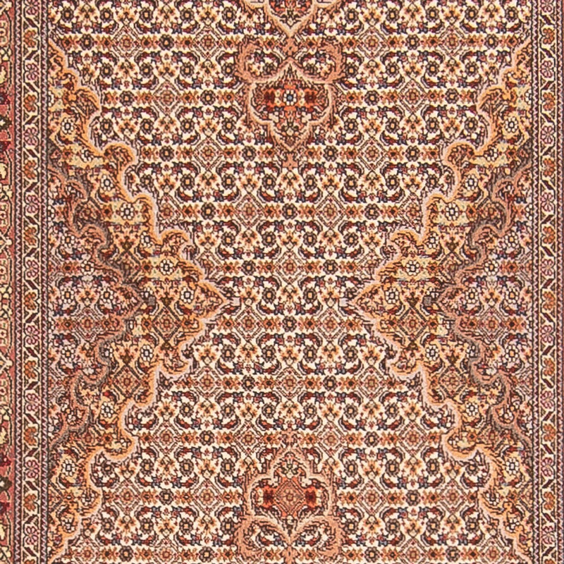 Loper Perzisch tapijt - Tabriz - Royal - 407 x 78 cm - beige