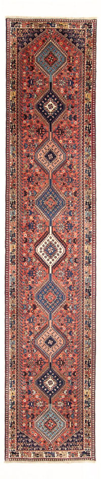 Loper Perzisch Tapijt - Nomadisch - 383 x 80 cm - rood