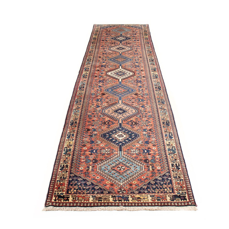 Loper Perzisch Tapijt - Nomadisch - 383 x 80 cm - rood