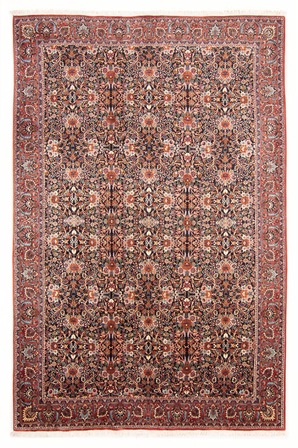 Perzisch tapijt - Bijar - 305 x 200 cm - donkerblauw