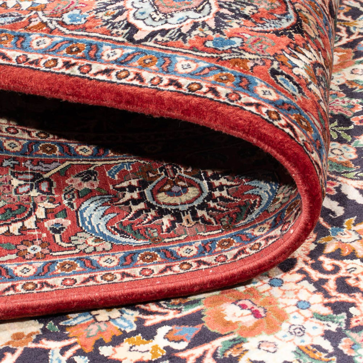 Perzisch tapijt - Bijar - 305 x 200 cm - donkerblauw