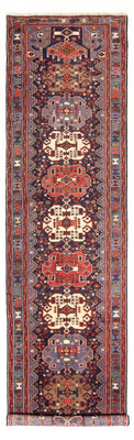 Loper Perzisch Tapijt - Nomadisch - 390 x 103 cm - donkerblauw