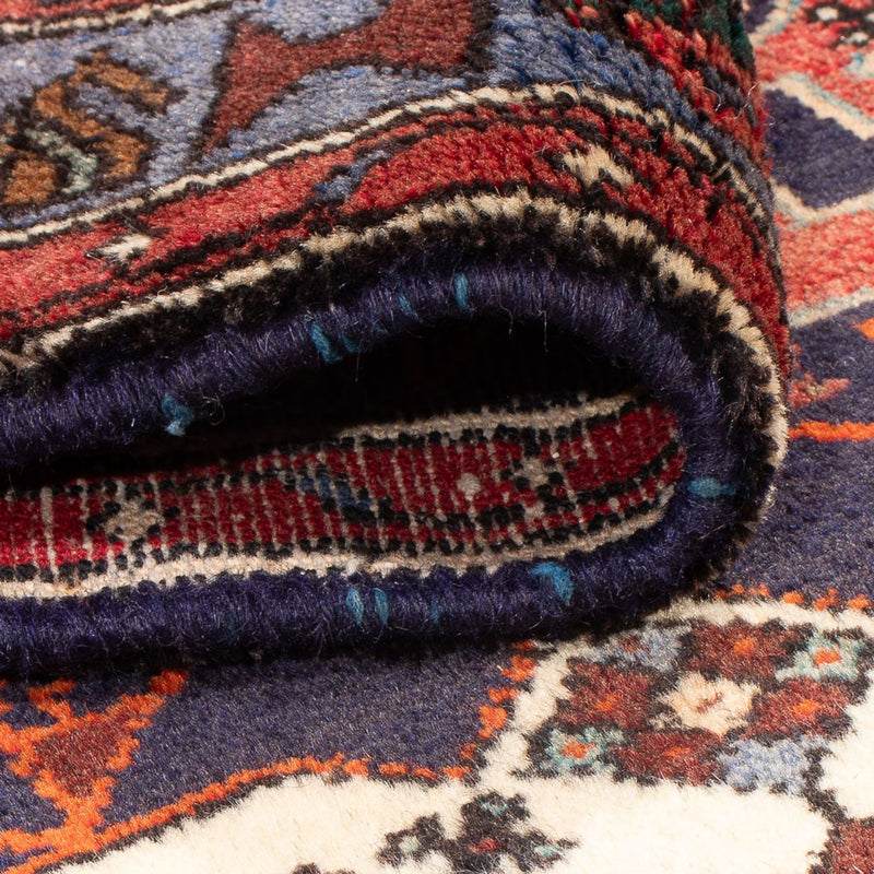 Loper Perzisch Tapijt - Nomadisch - 390 x 103 cm - donkerblauw