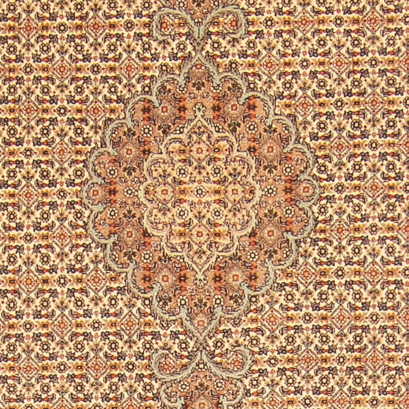 Loper Perzisch tapijt - Tabriz - Royal - 393 x 80 cm - beige
