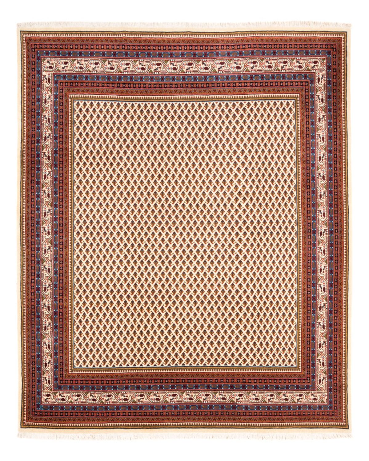 Perzisch tapijt - Mir - 254 x 210 cm - licht beige