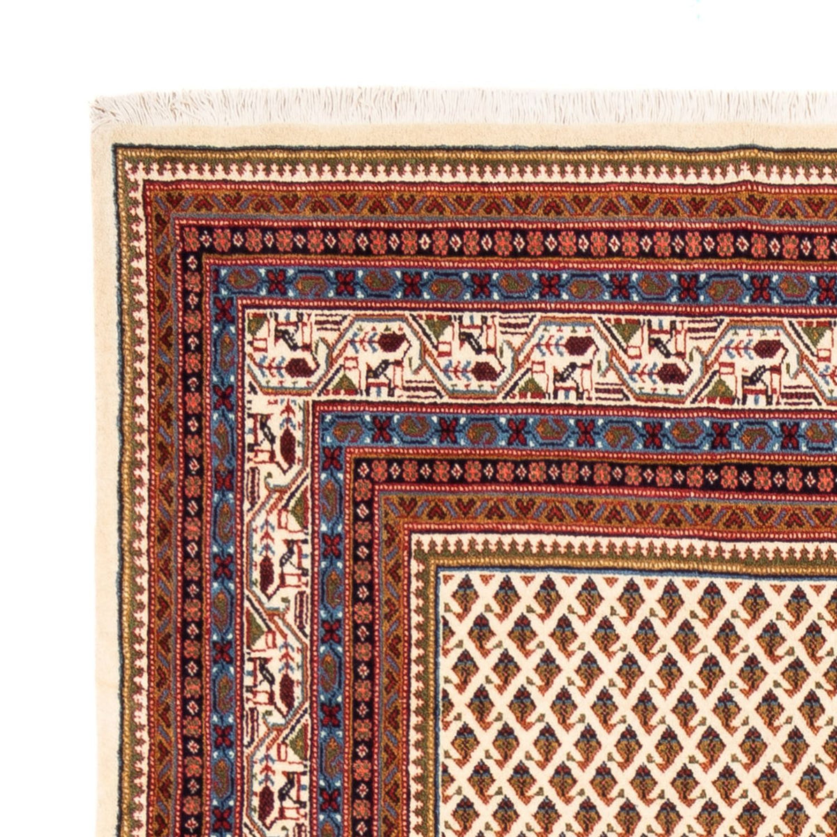 Perzisch tapijt - Mir - 254 x 210 cm - licht beige