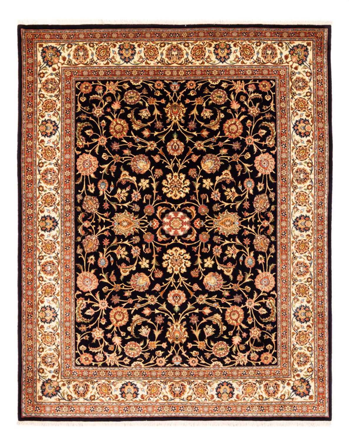 Perzisch tapijt - Klassiek - 273 x 215 cm - donkerblauw