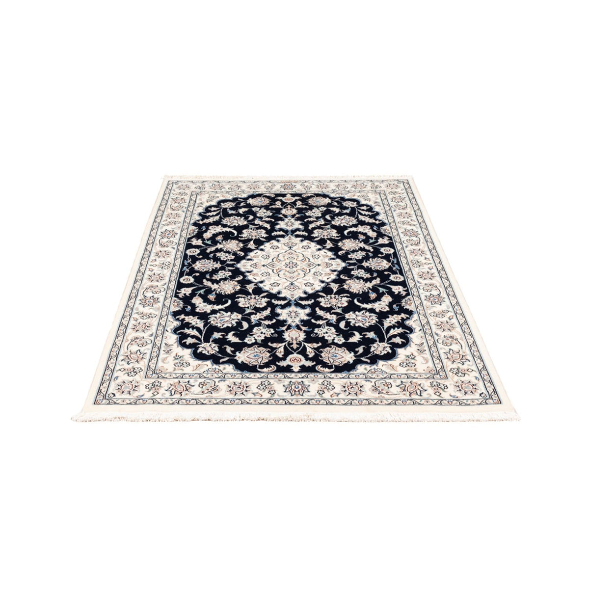 Perzisch tapijt - Nain - Premium - 157 x 108 cm - donkerblauw