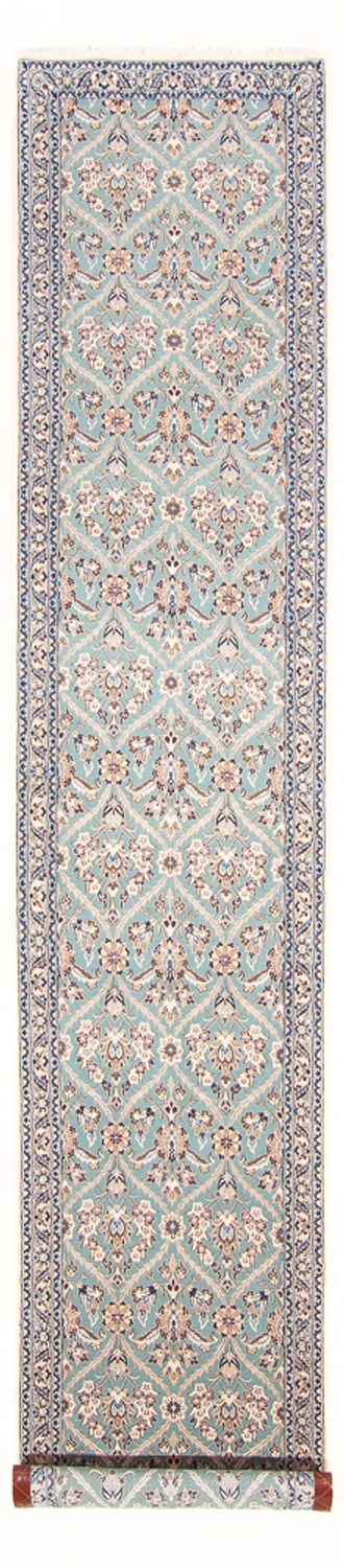 Loper Perzisch tapijt - Nain - Premium - 375 x 75 cm - beige