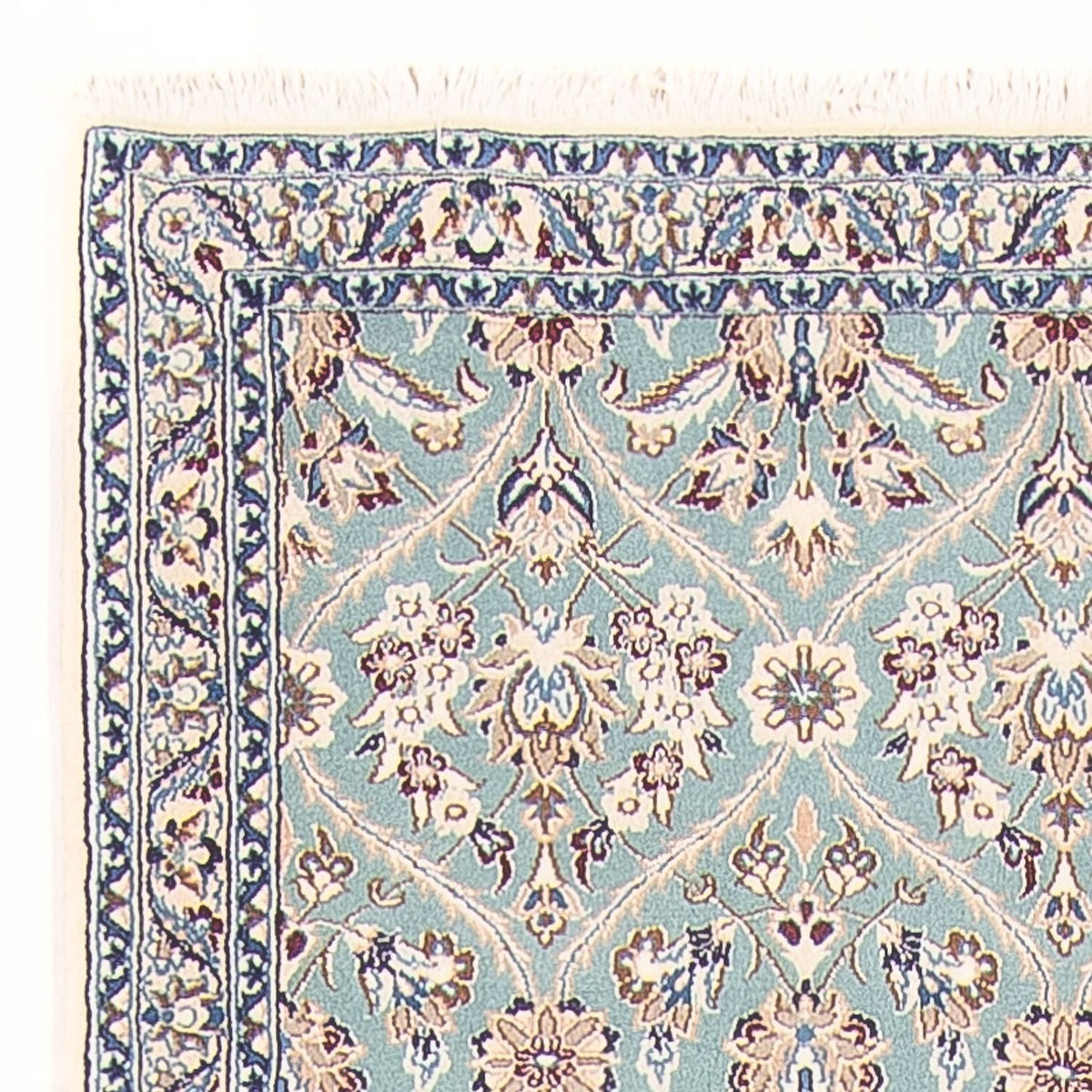 Loper Perzisch tapijt - Nain - Premium - 375 x 75 cm - beige