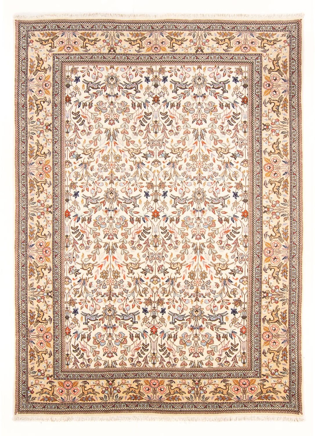 Perzisch tapijt - Tabriz - 298 x 204 cm - crème