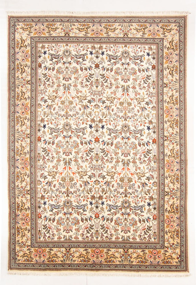 Perzisch tapijt - Tabriz - 295 x 203 cm - crème