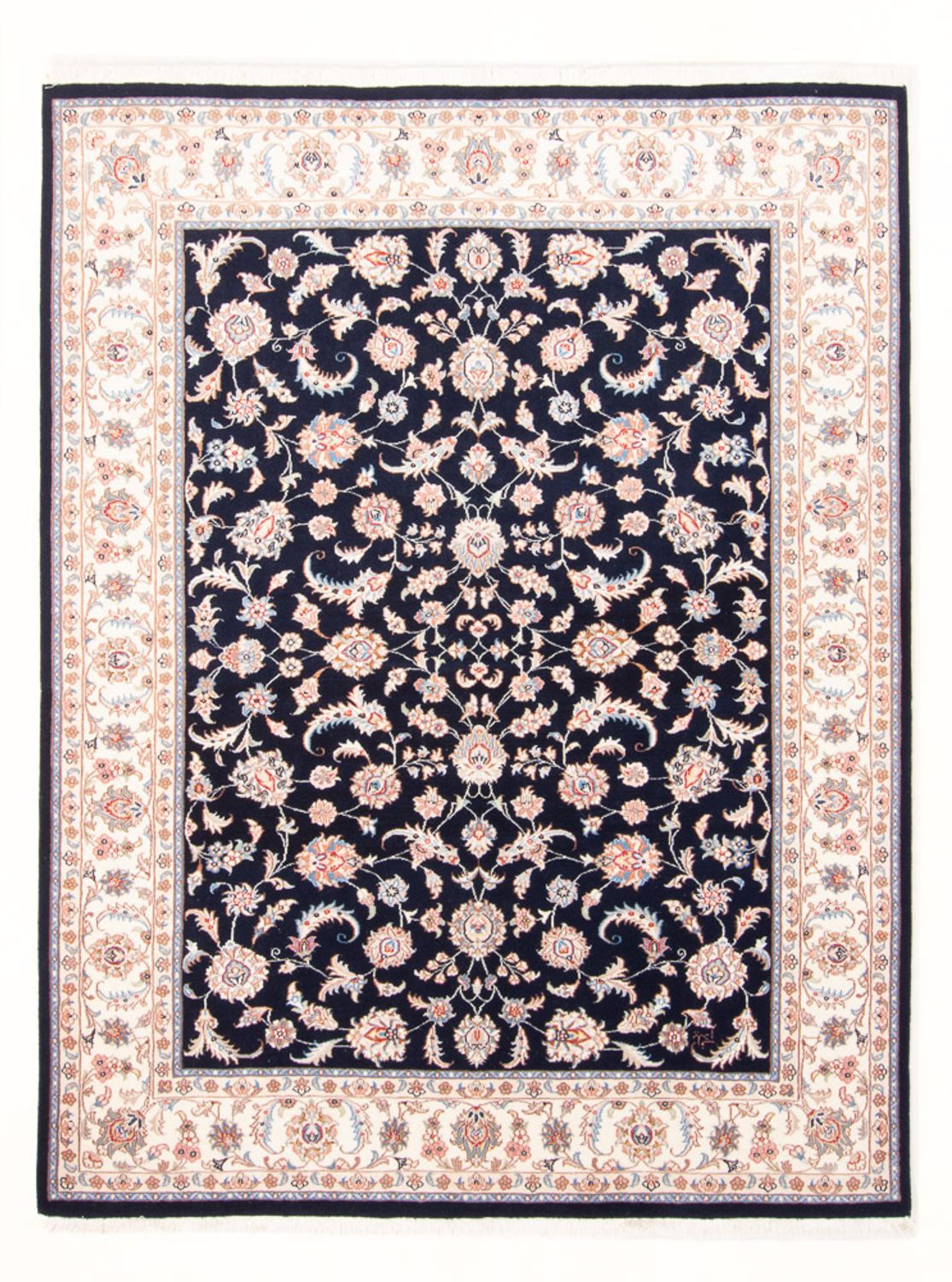 Perzisch tapijt - Tabriz - Royal - 203 x 147 cm - donkerblauw